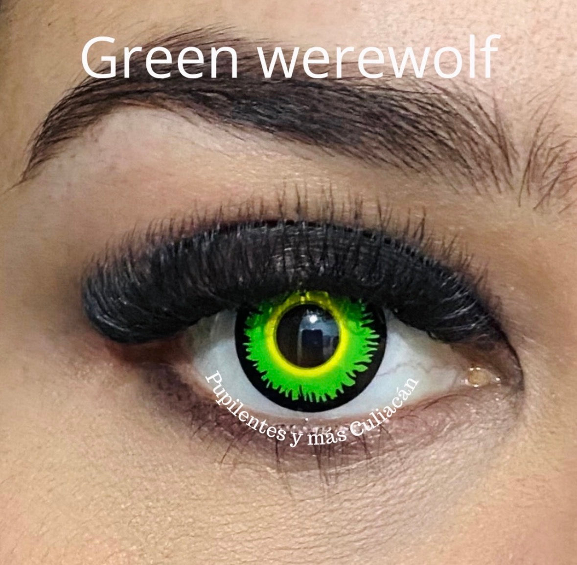 Green werewolf fantasía (pupila normal)